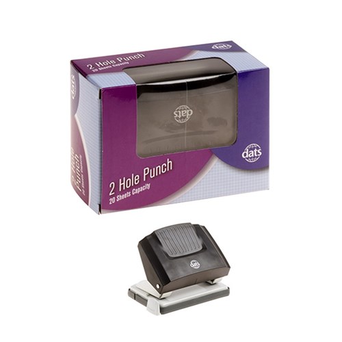 Hole Punch 2 Hole 20 Sheet Capacity Grey/Black