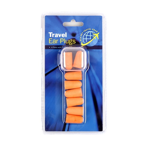 Travel Ear Plugs 4Pk w Case
