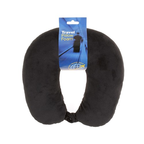 Travel Pillow Foam Black