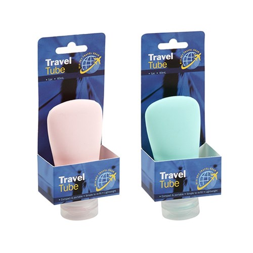 Travel Tube Silicone 60ml Asstd Col