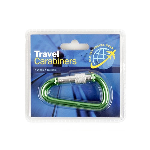 Travel Carabiners 2Pk