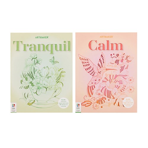 Art Maker Adult Colouring Book A4 30pg 2 Asstd Titles