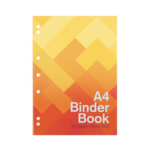 Book Binder A4 8mm Ruled 48pg 210x297mm P7.1 FSC Mix Credit