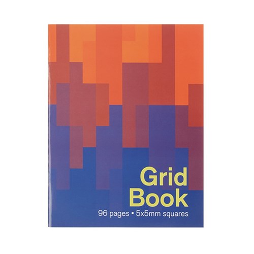 Book Grid 17x22cm 5mm Ruled 96pg P7.1 FSC Mix Credit