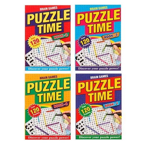 Book Puzzle Time A5 144pg