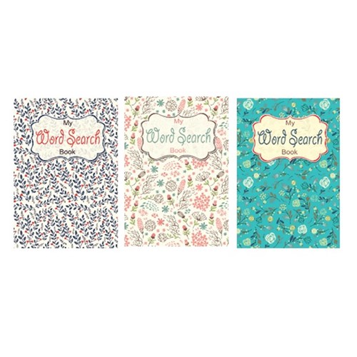 Book Word Search Floral A5 128pg