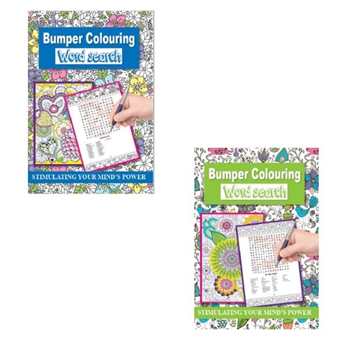 Book Word Search & Colouring 210x145mm 128pg