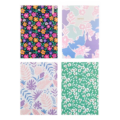 Notebook Soft Cover Printed A5 Fashn 4Ast P7.1 FSC Mix Credit